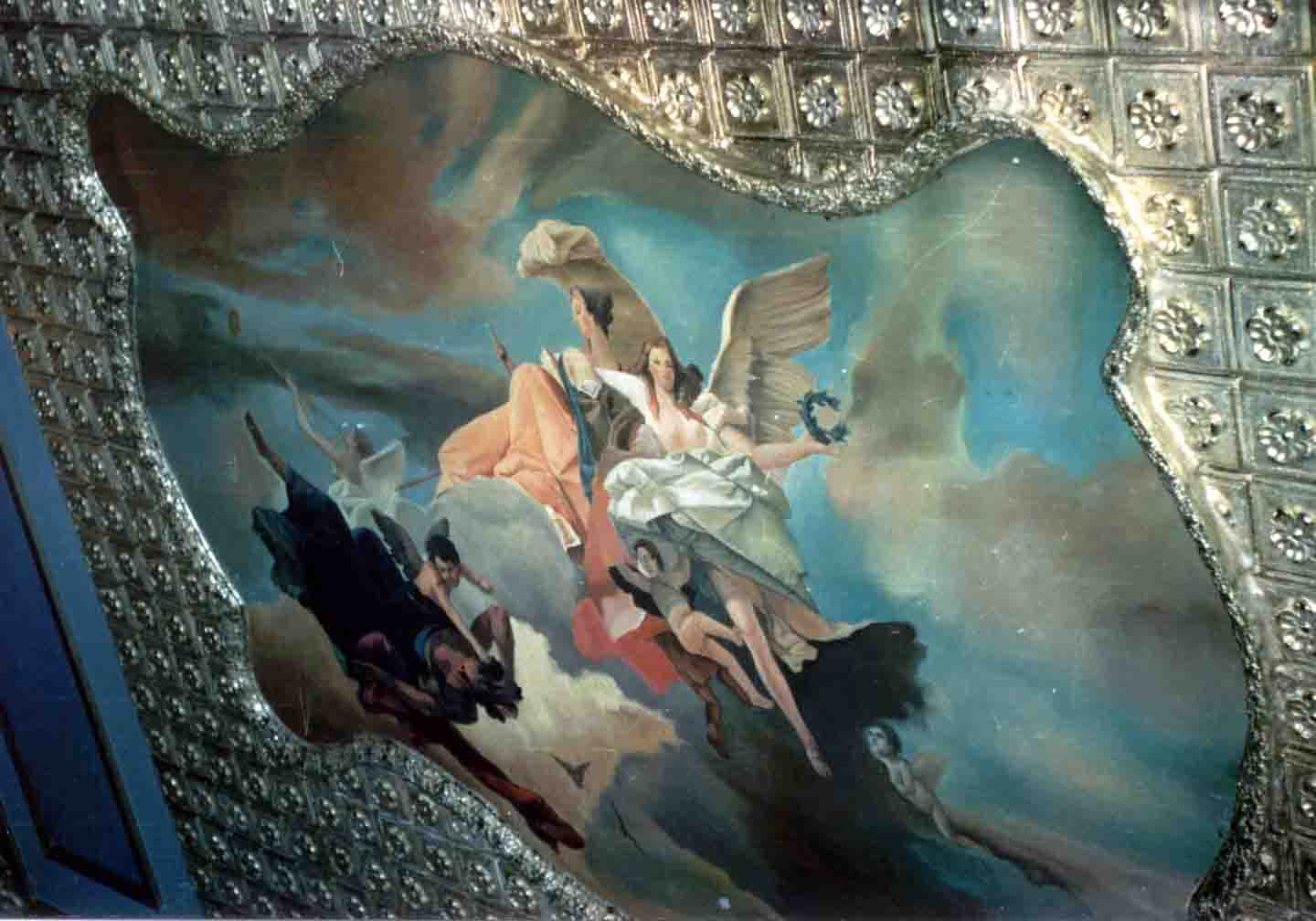paintings on the ceiling